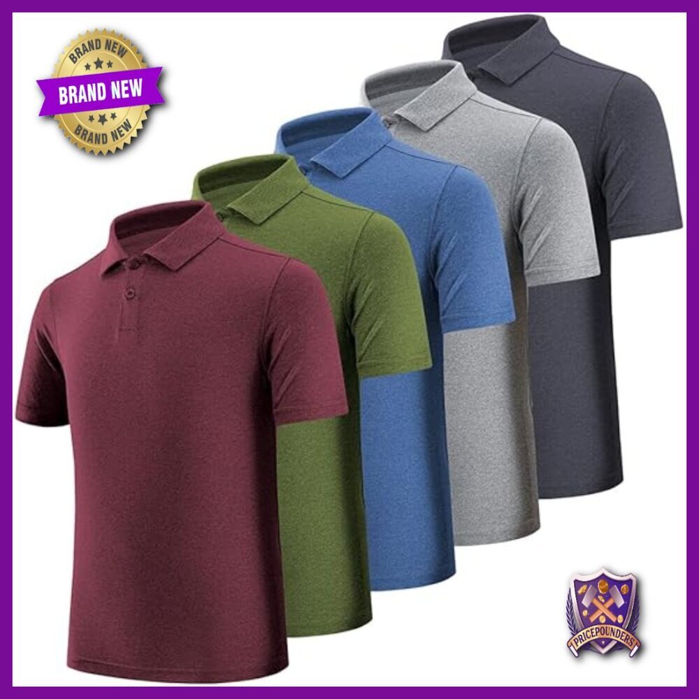 Youth Athletic Performance Polo Shirt - Moisture Wicking Quick Dry Fabric